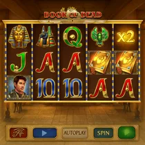 Aphrodite Casino - Machine à sous Book of Dead