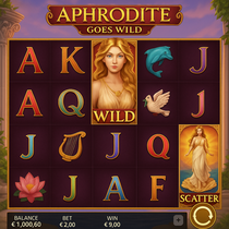 Aphrodite - Aphrodite Goes Wild Rushing Wilds Slot Game